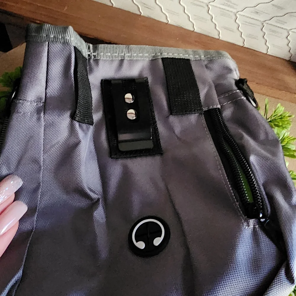 Gray Dog Treat Training Pouch